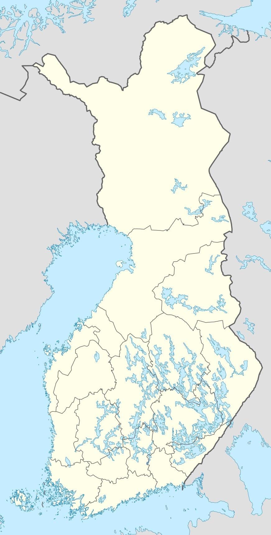 Phần lan vị trí bản đồ