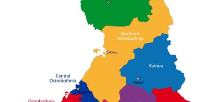 Phần lan tỉnh bản đồ